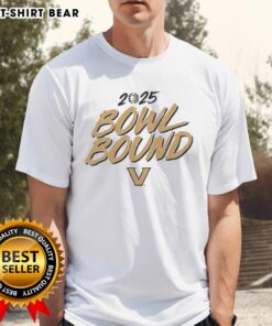 Awesome Vanderbilt Commodores Bowl Bound 2025 T-Shirt showcasing team spirit and style for fans of college football.