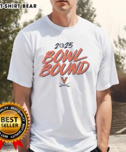Awesome Virginia Cavaliers Bowl Bound 2025 T-Shirt featuring vibrant team colors and logo, perfect for fans.
