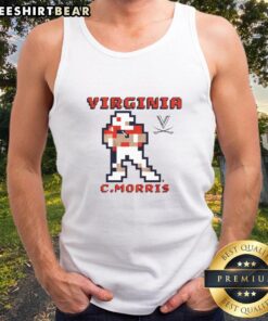 Awesome Virginia Cavaliers Football Chandler Morris Retro Baller Pixel Tank Top in vibrant colors and stylish design.