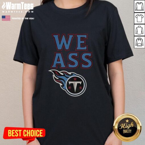 Alt Text: Awesome Tennessee Titans baseball logo on a stylish ladies tee, perfect for fans and casual wear.