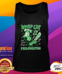 Awesome World Cup 2026 tank top featuring Philadelphia design, perfect for fans celebrating the tournament.