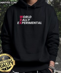 Awesome World Rally Experimental Essential Hoodie in vibrant colors, showcasing a stylish design for rally enthusiasts.
