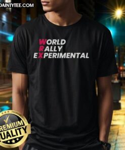 Awesome World Rally Experimental Essential T-Shirt featuring a vibrant design perfect for rally fans and motorsport enthusiasts.