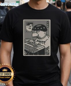 Pretty Yokai Synths Japanese Retro T-Shirt featuring vibrant yokai designs and retro synth aesthetics.