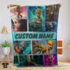Cute Baby Groot Guardians Of The Galaxy Blanket Fleece Customized Blanket