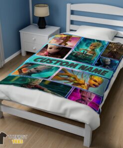 Cute Baby Groot Guardians Of The Galaxy Blanket Fleece Customized Blanket - Image 4
