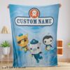 Cute BBC The Octonauts Velveteen Cute Blanket Fleece Customized Blanket