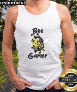 Adorable Cute Bee Gamer Tank Top featuring a vibrant bee design, perfect for gaming enthusiasts and casual wear.