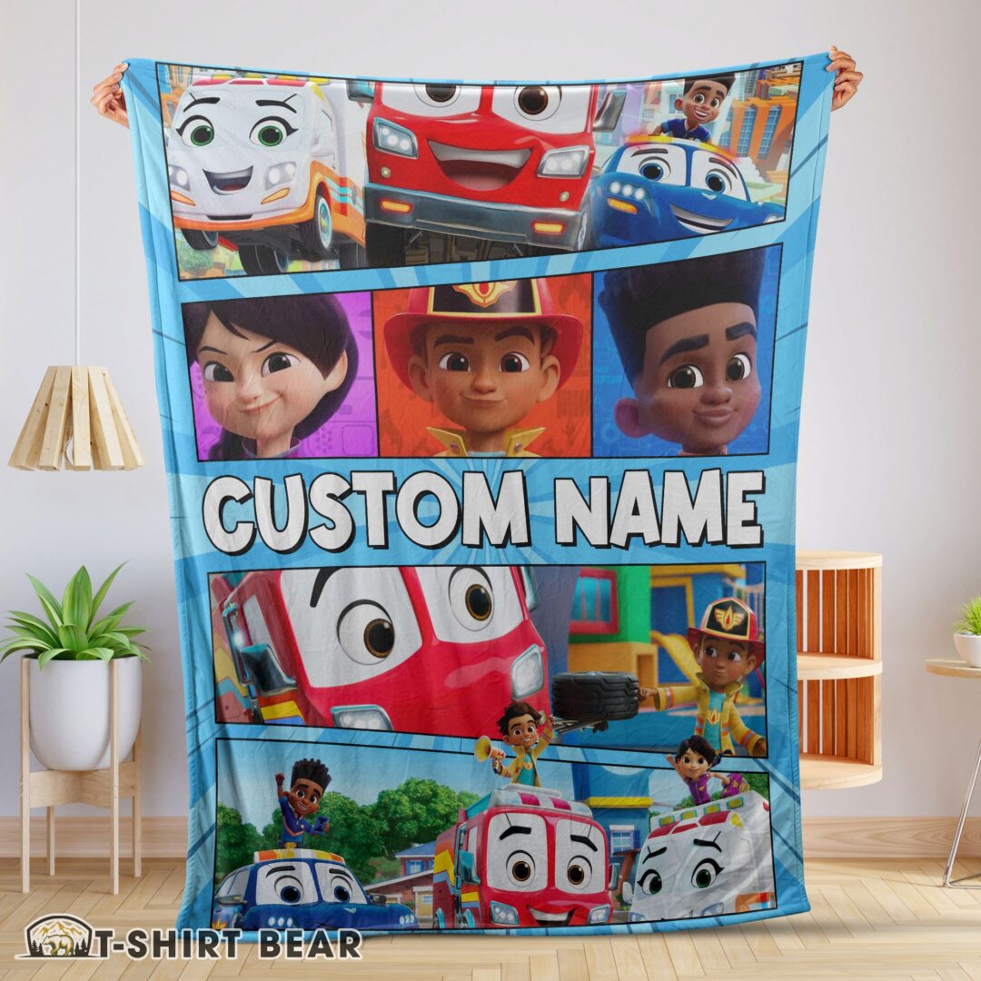 Cute Cartoon Disney Firebuds Blanket Customize Blanket