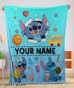 Cute Cartoon Disney Stitch Super Cozy Blankets Customize Blanket