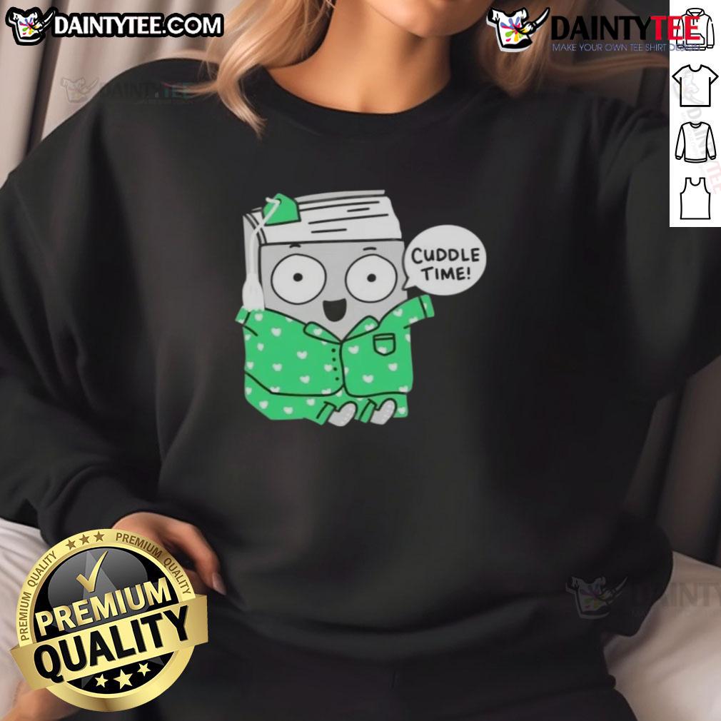 Cute Cozy Bookish Cuddle Time Sweatshirt