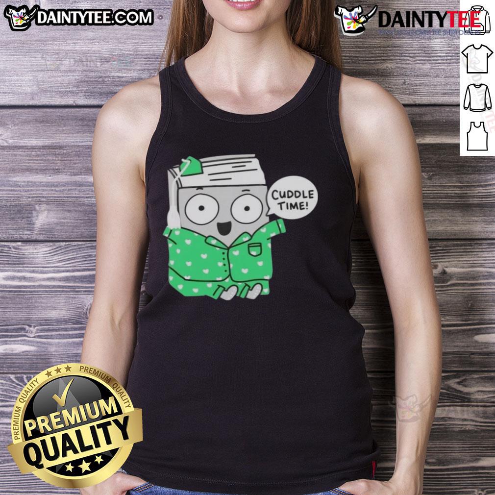 Cute Cozy Bookish Cuddle Time Tank Top