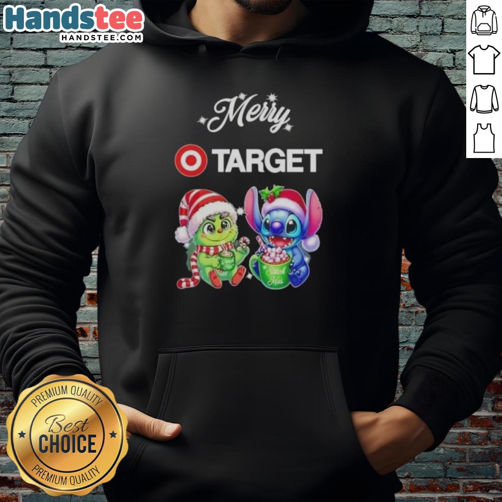 cute-grinch-and-stitch-x-target-merry-christmas-hoodie Cozy Cute Grinch and Stitch X Target hoodie perfect for a Merry Christmas outfit, featuring festive designs and vibrant colors.