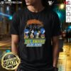 Alt Text: Cute Peanuts Snoopy and Friends It's The Most Wonderful Time Of The Year Delaware Blue Hens T-Shirt design.