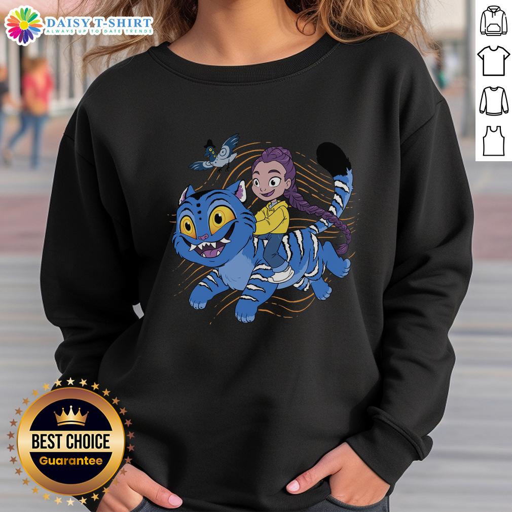 Cute Rumi Kpop Demon Hunters Team Tiger Sweatshirt Alt Text: Cute Rumi Kpop Demon Hunters Team Tiger Sweatshirt featuring vibrant colors and playful design for fans.