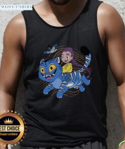 Alt Text: Cute Rumi Kpop Demon Hunters Team in stylish Tiger Tank Top, showcasing vibrant colors and dynamic poses.