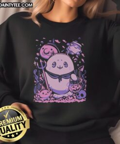 Adorable underwater-themed Halloween sweatshirt featuring cute sea creatures for a festive Trick or Treat look.