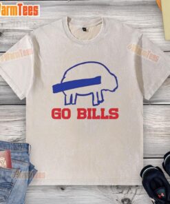 Alt Text: Funny Buffalo Bills football sketch on a washed t-shirt, perfect for fans celebrating game day. Go Bills!