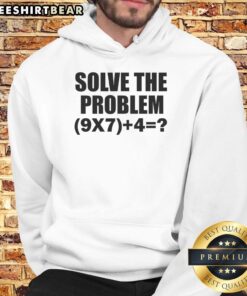 Funny elementary math teacher hoodie featuring a brainrot joke: Solve the problem 9x74 for math enthusiasts.