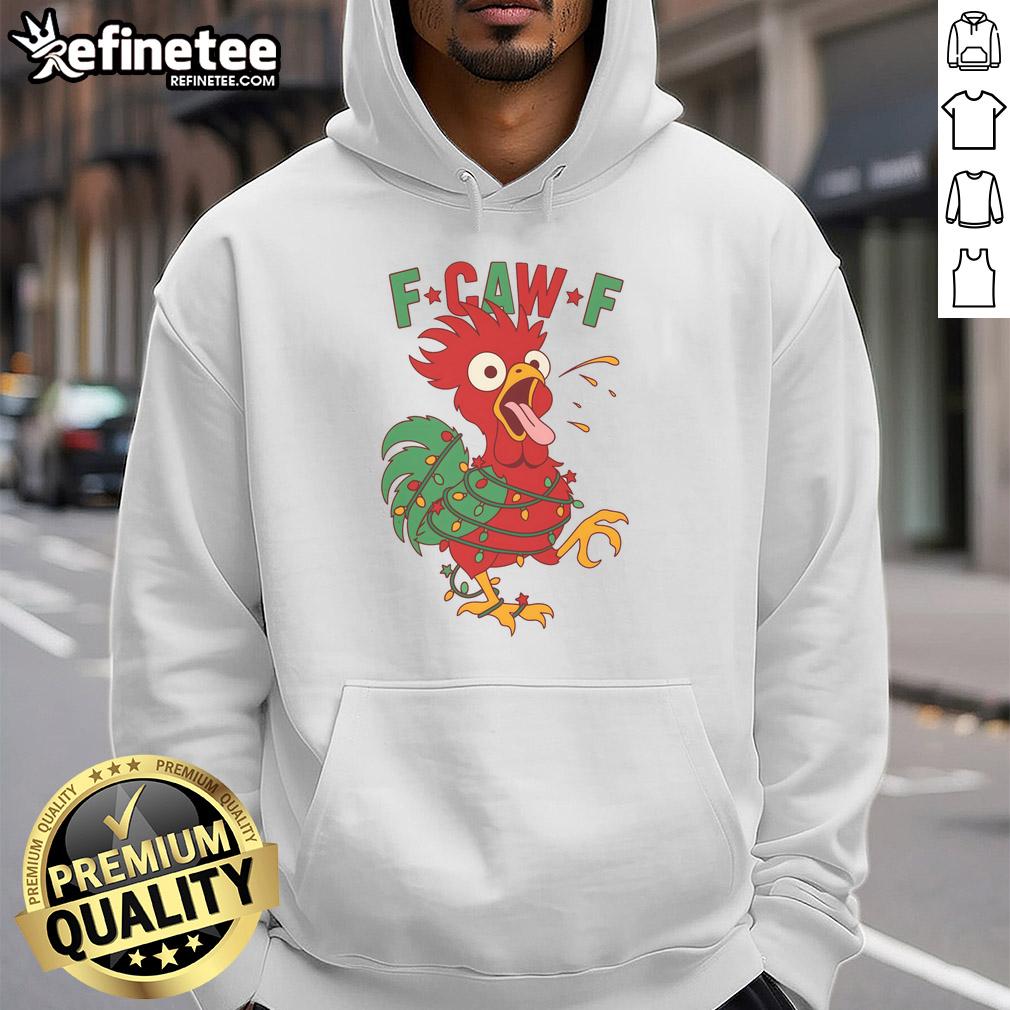 funny-f-caw-f-christmas-santa-crow-hoodie Funny F-CAW F-Christmas Santa Crow Hoodie featuring a playful design perfect for holiday festivities and crow lovers.