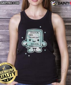 Funny Forbidden Candy Silica Gel Do Not Eat Tank Top featuring humorous graphic design for candy lovers.