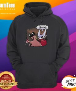 Funny Hollow Knight Silksong Nuu Slap Hoodie featuring vibrant graphics of Nuu character in a playful design.