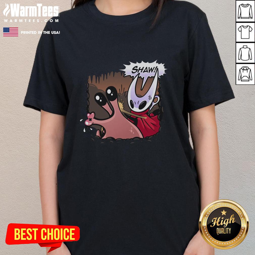 Funny Hollow Knight Silksong Nuu Slap Ladies Tee Funny Hollow Knight Silksong Nuu Slap Ladies Tee featuring a playful design inspired by the games characters.