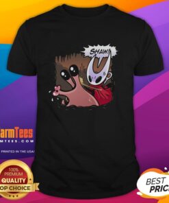 Funny Hollow Knight Silksong Nuu Slap T-Shirt featuring a playful design inspired by the beloved game character.