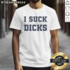 Funny I Suck At Fantasy Football T-Shirt with humorous text for fans and friends, perfect for casual wear.