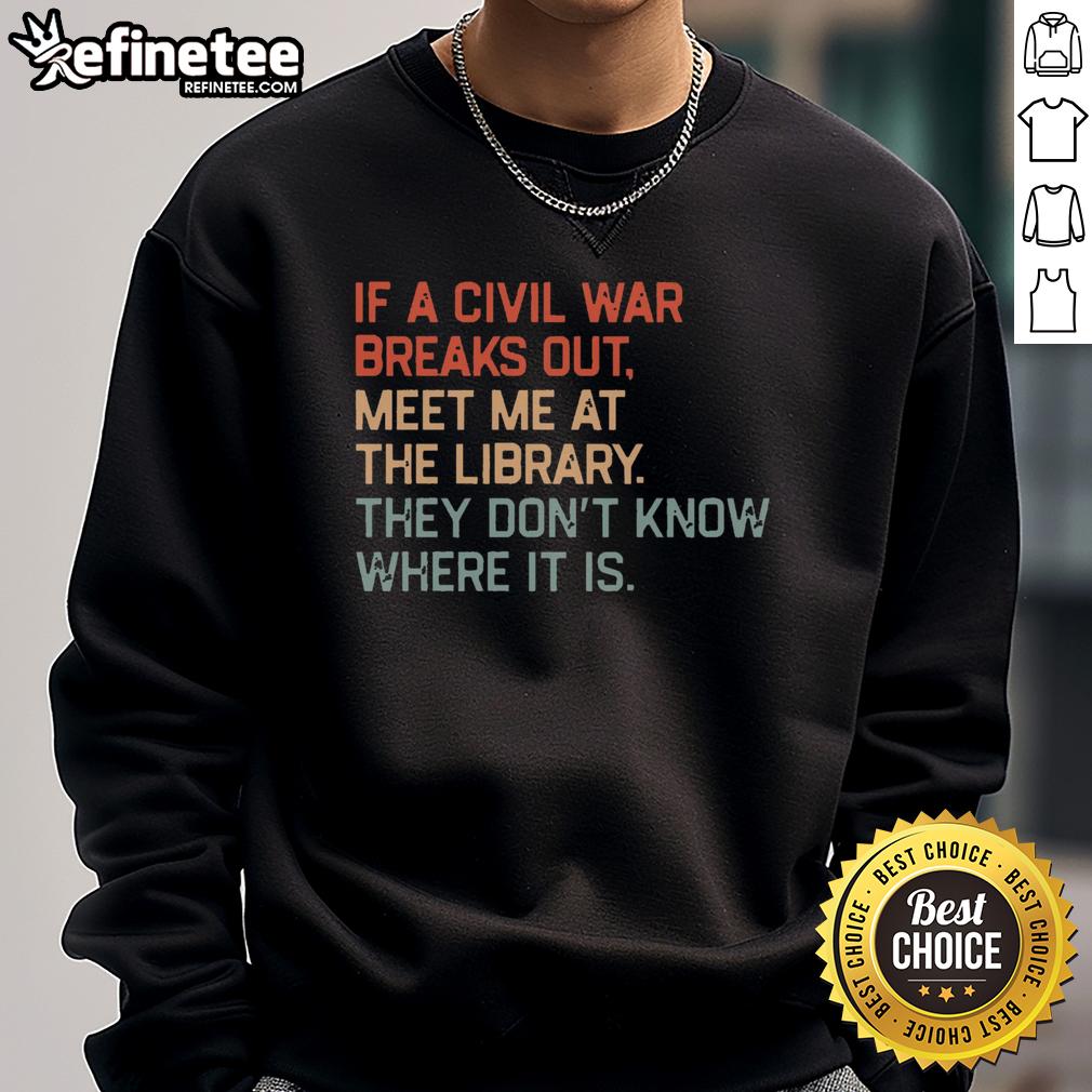 funny-meet-me-at-the-library-sweatshirt Funny Meet Me At The Library Sweatshirt featuring playful text design, perfect for book lovers and library enthusiasts.