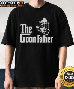 Alt Text: Humorous 'Funny The Goon Father T-Shirt' featuring a playful graphic design, perfect for fans of comedy and unique fashion.