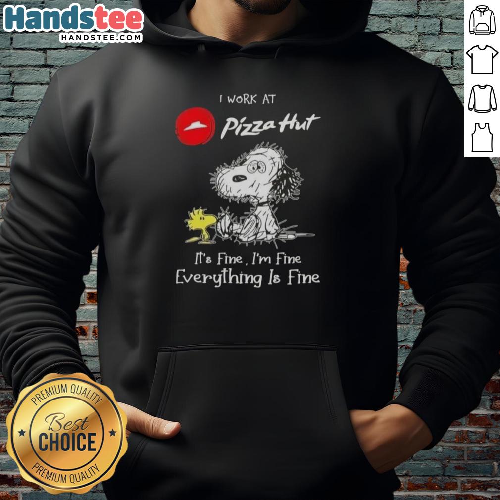 funny-tired-snoopy-i-work-at-pizza-hut-its-fine-im-fine-everything-is-fine-hoodie Alt Text: Funny Snoopy hoodie saying 'I work at Pizza Hut, it's fine, I'm fine, everything is fine' perfect for pizza lovers.