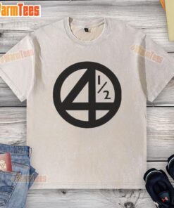 Good 4-1-2 Ringer Marvel Fantastic Four Logo Washed T-Shirt featuring a vintage design and iconic superhero graphics.