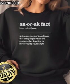 Good Anorak Facts A Singular Piece Of Knowledge T-Shirt - Image 5