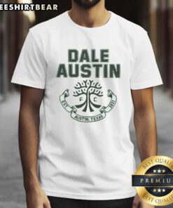 Stylish Good Austin FC Dale Austin T-Shirt featuring bold graphics and vibrant colors, perfect for soccer fans.