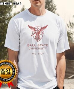 Good Ball State University We Fly logo T-Shirt featuring vibrant design and comfortable fit for fans and students.