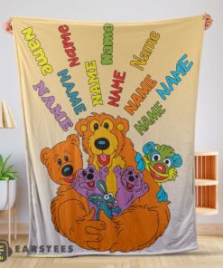Good Bear in the Big Blue House Cartoon Blanket Fleece Customized Blanket