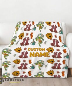 Good Bear in the Big Blue House Cute Character Blanket Fleece Customized Blanket - Image 2