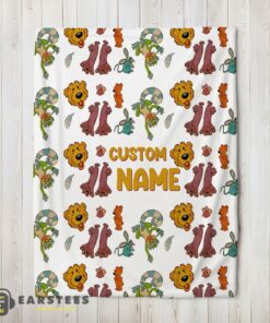 Good Bear in the Big Blue House Cute Character Blanket Fleece Customized Blanket