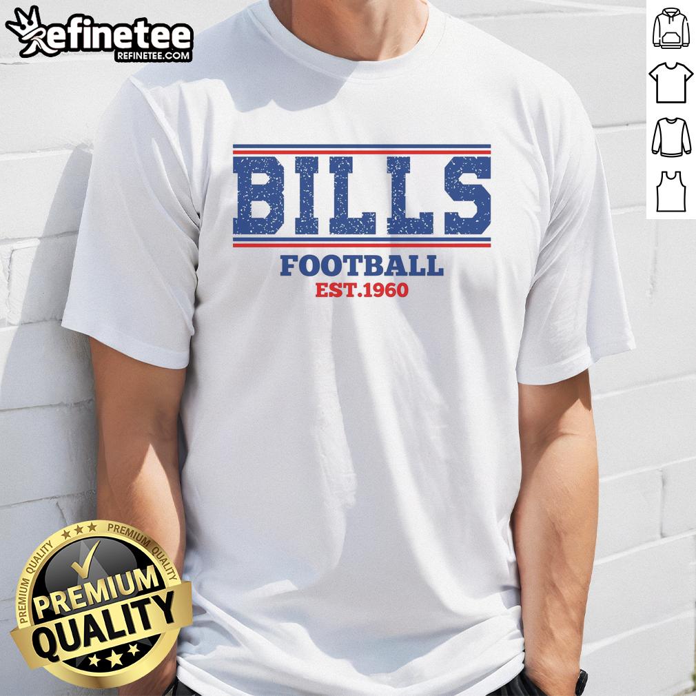 good-bills-football-est-1960-vintage-retro-team-t-shirt Vintage retro Good Bills Football Est 1960 team T-shirt featuring classic design and team colors for fans.