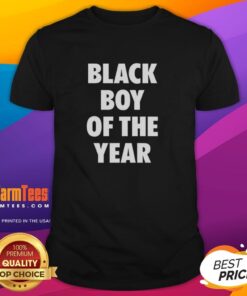 Good Black Boy Of The Year T-Shirt featuring a stylish design and vibrant colors, perfect for casual wear and celebrations.