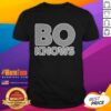 Good Bo Jackson Bo Knows retro T-shirt featuring classic sports graphics and vibrant colors for fans of vintage apparel.