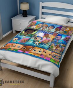 Good Bubble Guppies Collage Blanket Fleece Customized Blanket - Image 2