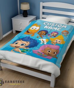 Good Bubble Guppies Underwater Adventure Blanket Fleece Customized Blanket - Image 3