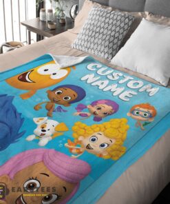 Good Bubble Guppies Underwater Adventure Blanket Fleece Customized Blanket - Image 2