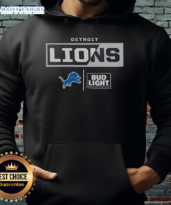 Good Bud Light Detroit Lions Team Hoodie featuring team colors and logo, perfect for fans supporting the Lions.