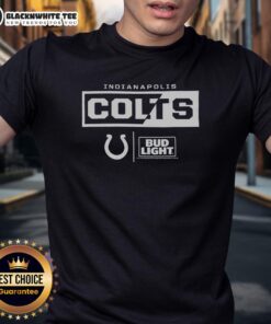 Good Bud Light Indianapolis Colts Team T-Shirt featuring vibrant team colors and logo, perfect for Colts fans.