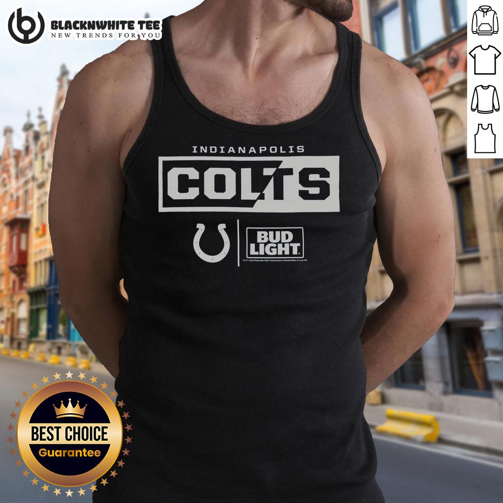 Good Bud Light Indianapolis Colts Team Tank Top Alt Text: Good Bud Light Indianapolis Colts team tank top featuring vibrant blue design and logo, perfect for game day.