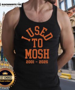 Good Bury Your Dead 'I Used To Mosh' tank top featuring bold graphic design for metalcore fans and concert enthusiasts.