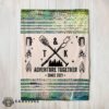 Good Camping Couple Adventure Together Since Blanket Fleece Customized Blanket